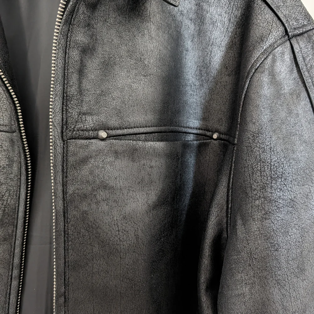 Zara Textured Black Jacket - Picture 3 of 6